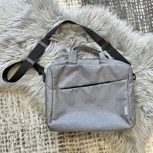 Lenovo Gray Laptop Bag with Black Strap